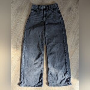 American Eagle Outfitters Gray Women Stretch Wide Leg‎ Jeans